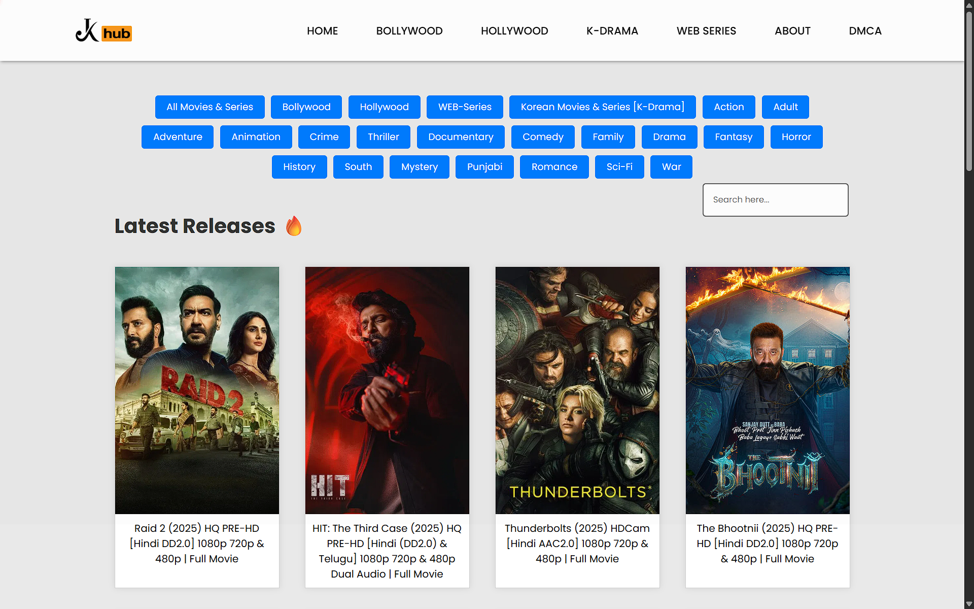 Movie Download Platform